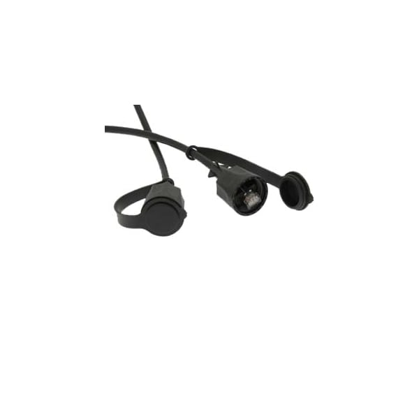 Bestlink Netware CAT6 FTP Industrial Outdoor Patch Cable w/Dust Cap- 200ft- Black 100241BK - main